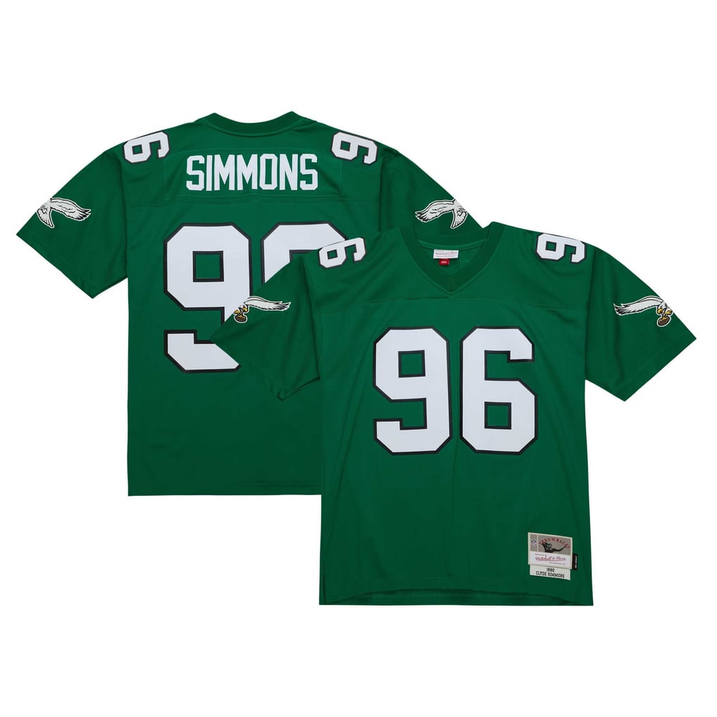 Men's Philadelphia Eagles Clyde Simmons Kelly Green Legacy Replica Jersey
