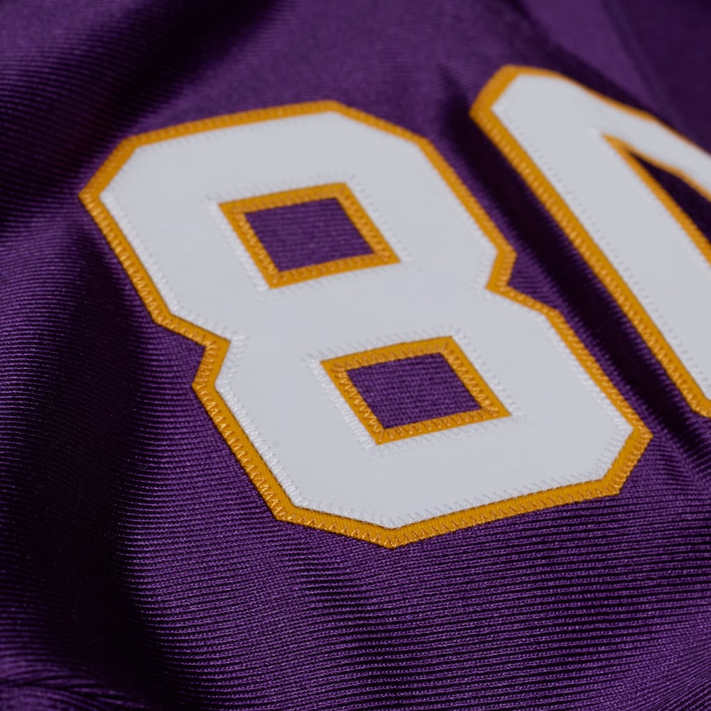 Men's Minnesota Vikings Cris Carter Purple 2001 Authentic Throwback Jersey