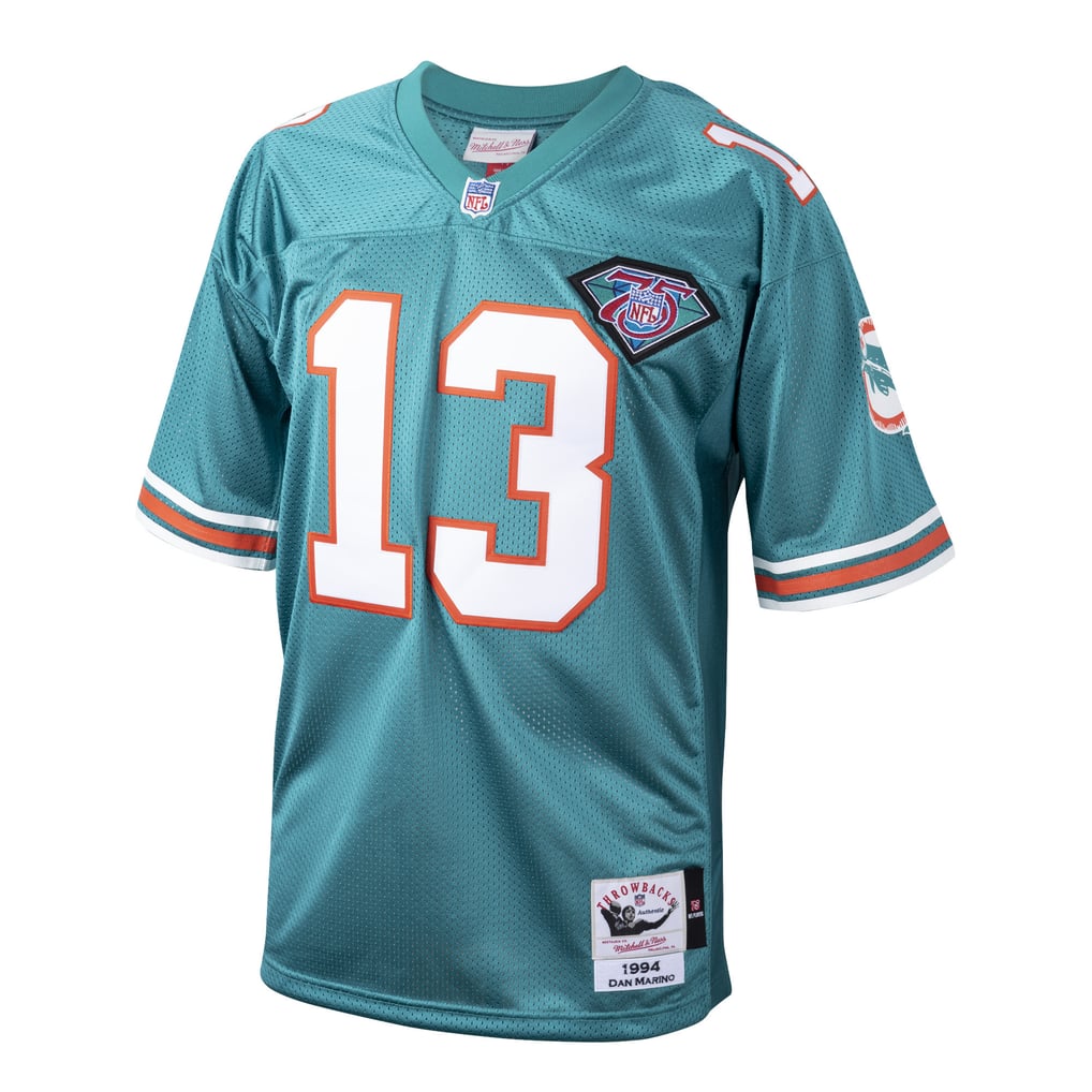 Men's Miami Dolphins 1994 Dan Marino Aqua Authentic Throwback Retired Player Jersey