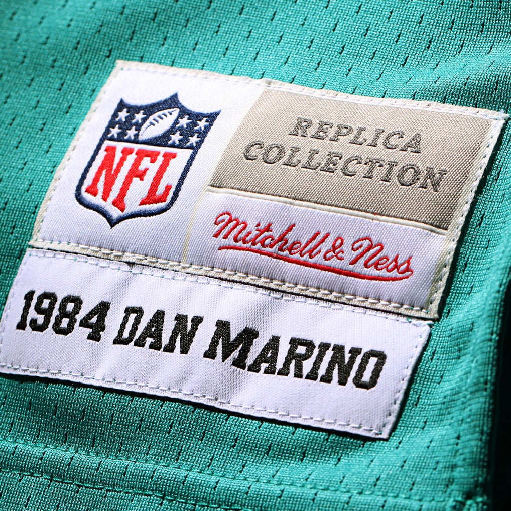 Men's Miami Dolphins Dan Marino Aqua Big & Tall 1984 Retired Player Replica Jersey