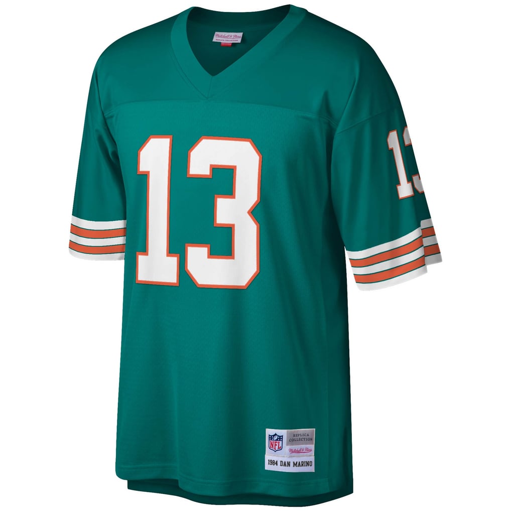 Men's Miami Dolphins Dan Marino Aqua Legacy Replica Jersey