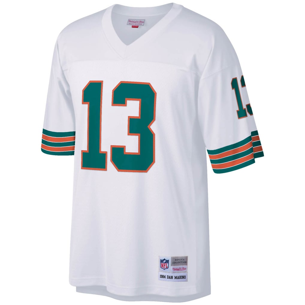 Men's Miami Dolphins Dan Marino White Big & Tall 1984 Retired Player Replica Jersey