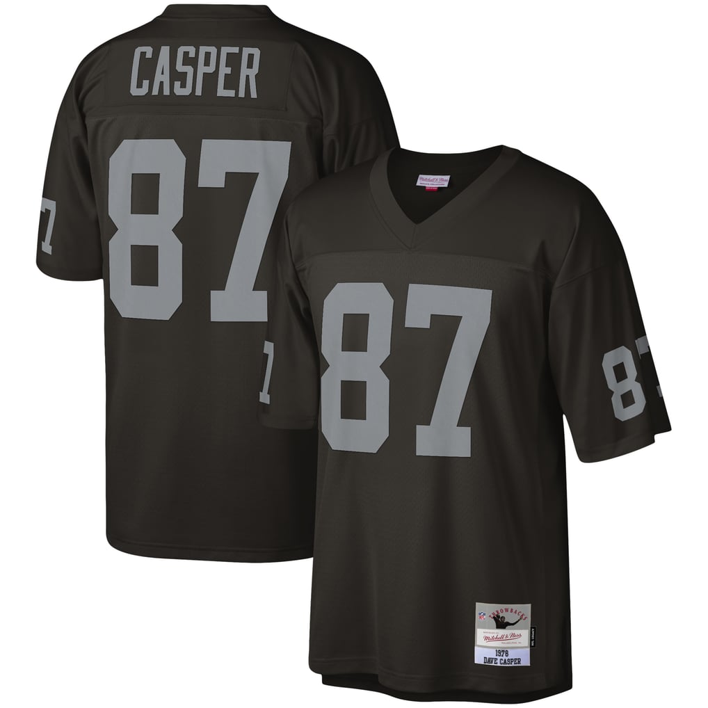Men's Las Vegas Raiders Dave Casper Black Legacy Replica Jersey
