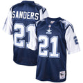 Men's Dallas Cowboys Deion Sanders Navy Big & Tall 1995 Retired Player Replica Jersey