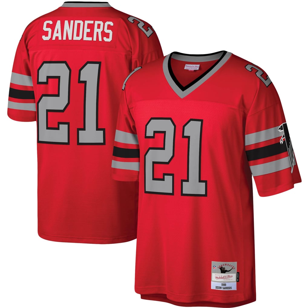 Men's Atlanta Falcons Deion Sanders Red Legacy Replica Jersey
