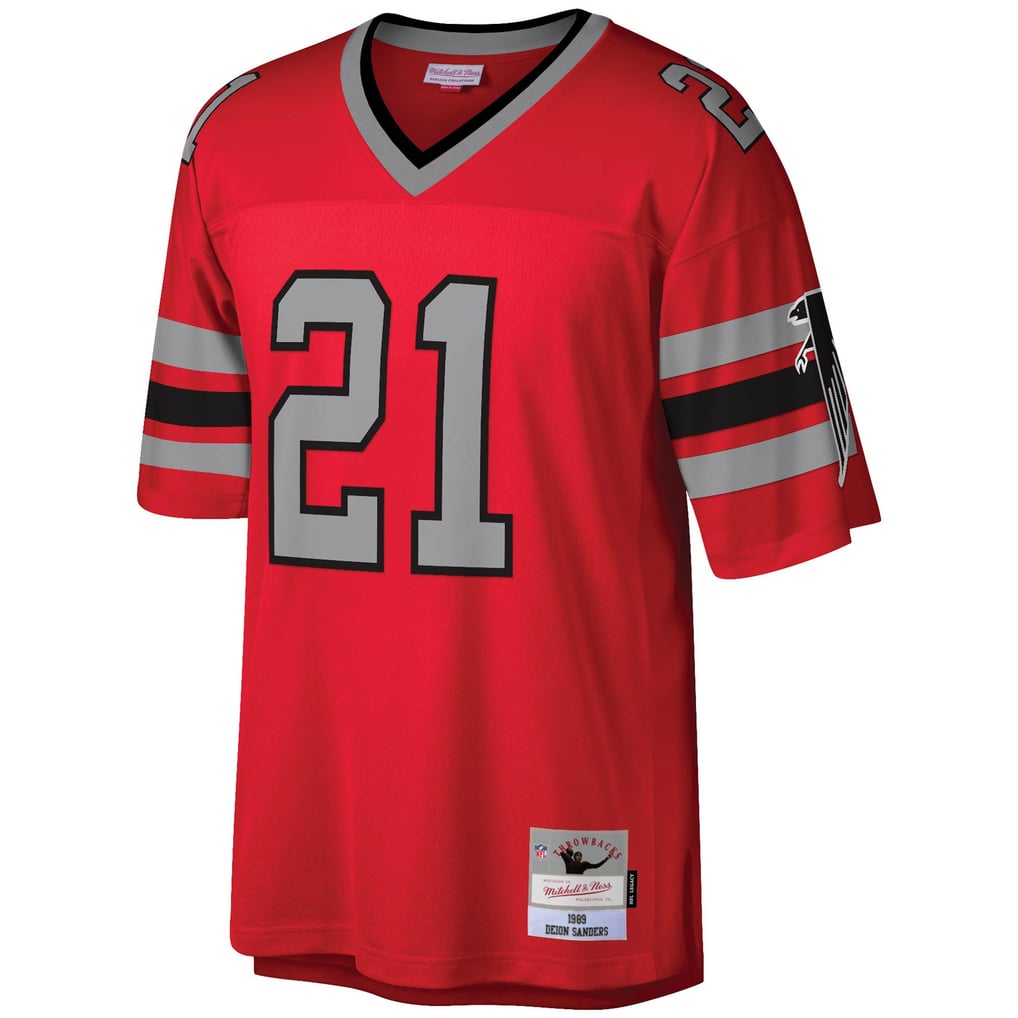 Men's Atlanta Falcons Deion Sanders Red Legacy Replica Jersey