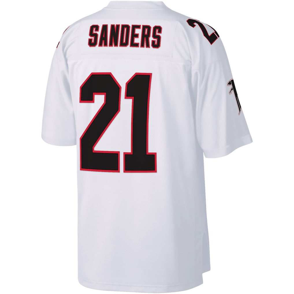 Men's Atlanta Falcons Deion Sanders White Legacy Replica Jersey