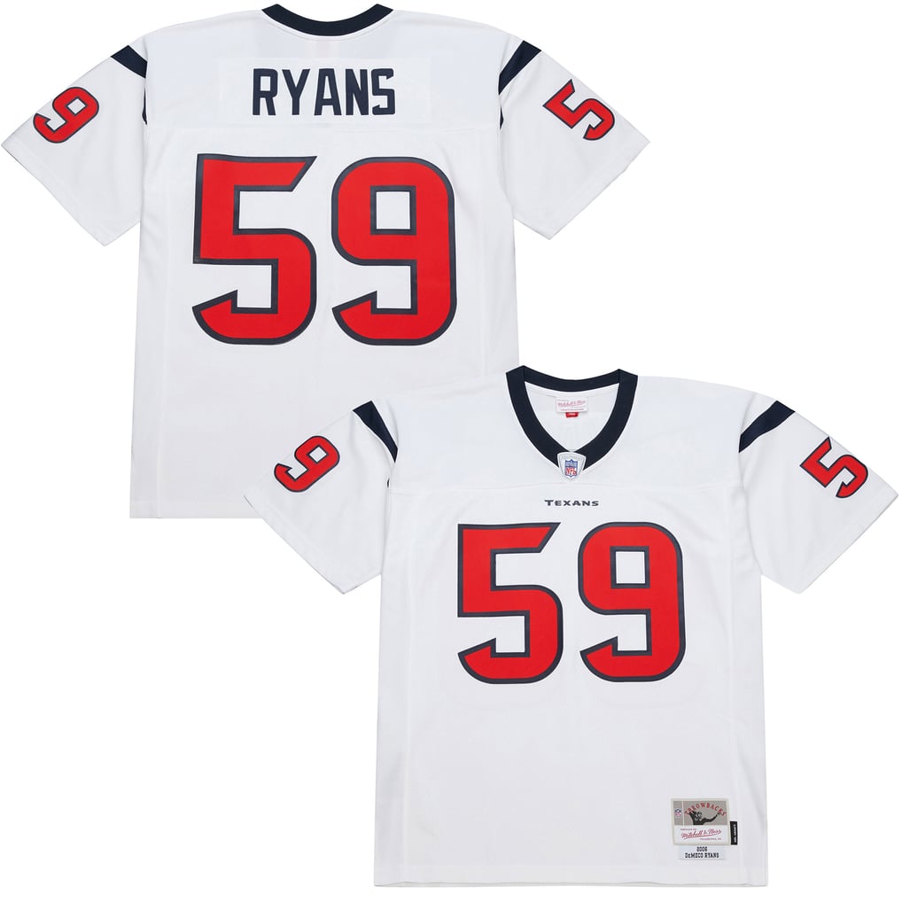 Men's Houston Texans DeMeco Ryans White 2006 Legacy Replica Jersey