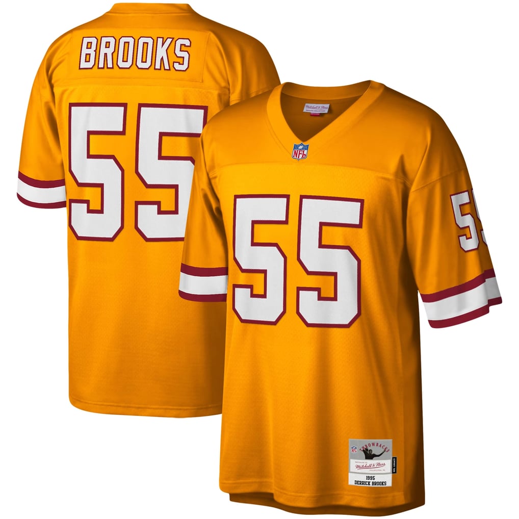 Men's Tampa Bay Buccaneers Derrick Brooks Orange Big & Tall 1995 Legacy Retired Player Jersey