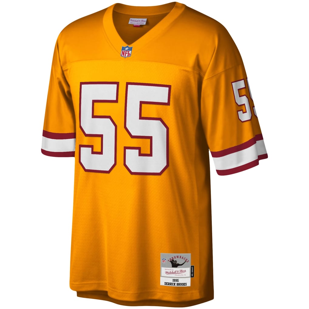 Men's Tampa Bay Buccaneers Derrick Brooks Orange Big & Tall 1995 Legacy Retired Player Jersey