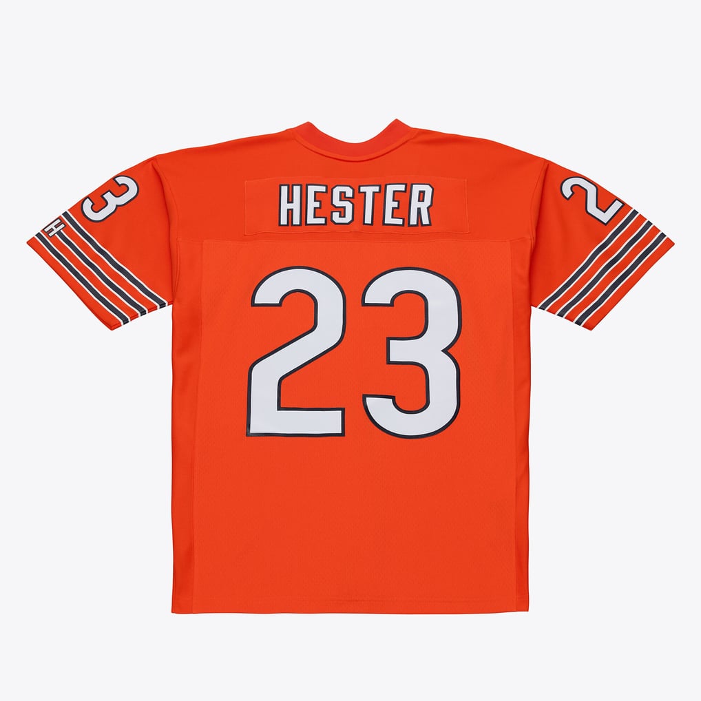 Men's Chicago Bears Devin Hester Dark Orange 2006 Legacy Replica Player Jersey