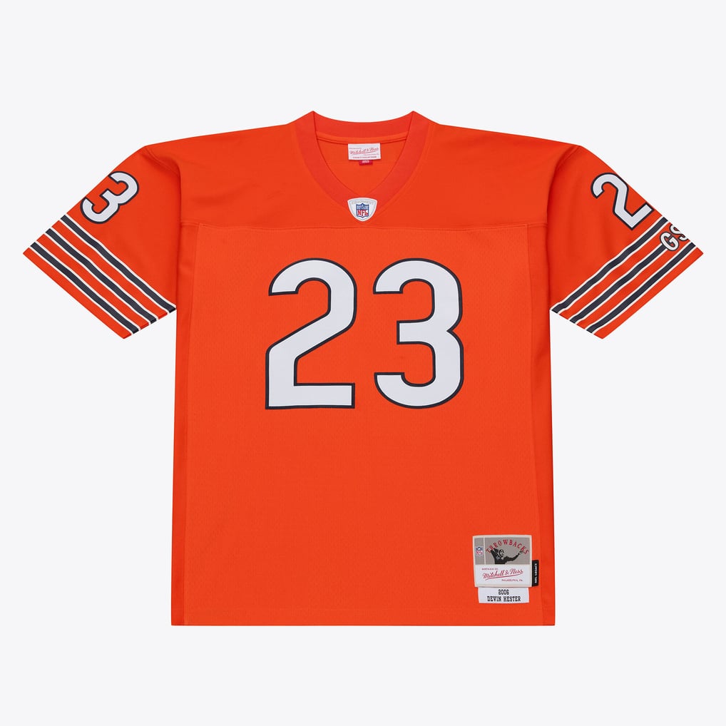 Men's Chicago Bears Devin Hester Dark Orange 2006 Legacy Replica Player Jersey