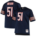 Men's Chicago Bears Dick Butkus Navy Big & Tall 1966 Retired Player Replica Jersey