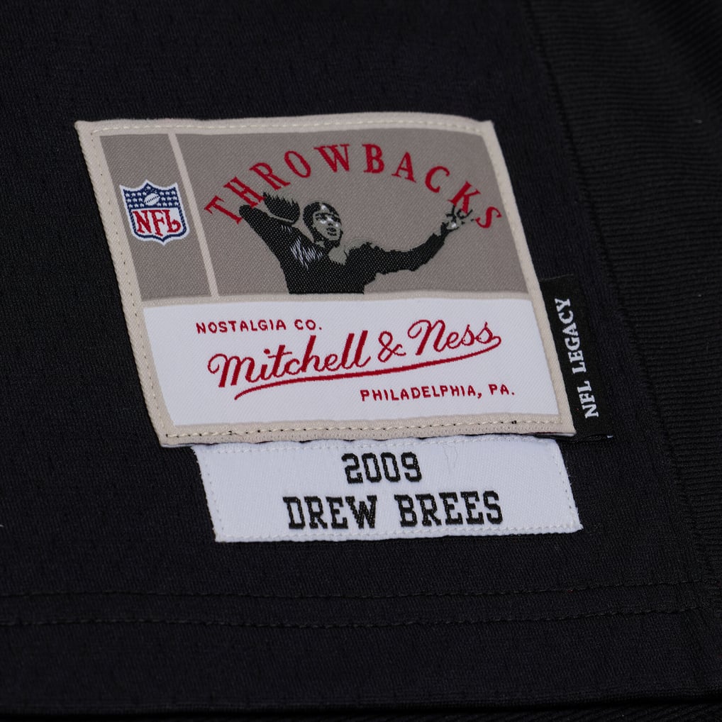 Men's New Orleans Saints Drew Brees Black 2009 Legacy Jersey