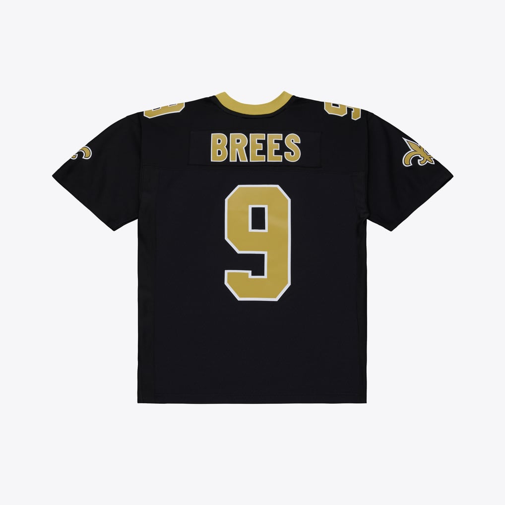 Men's New Orleans Saints Drew Brees Black Big & Tall 2009 Legacy Retired Player Jersey