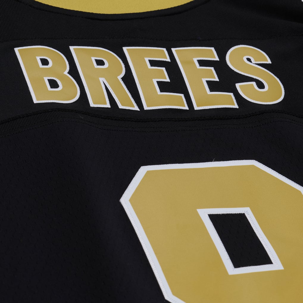 Men's New Orleans Saints Drew Brees Black Big & Tall 2009 Legacy Retired Player Jersey