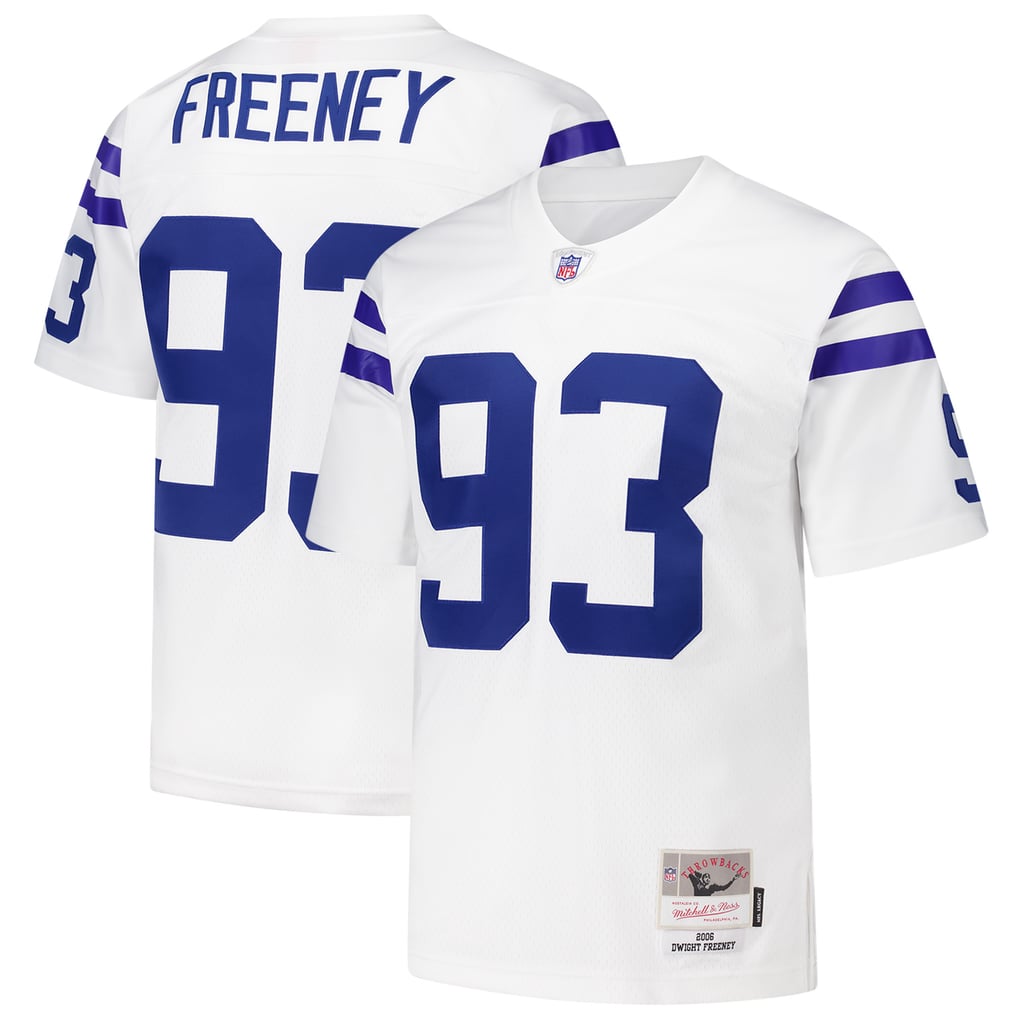 Men's Indianapolis Colts Dwight Freeney White 2006 Legacy Replica Jersey