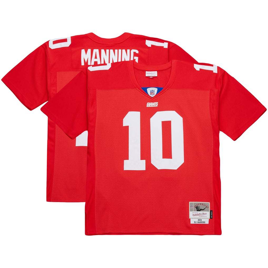 Men's New York Giants Eli Manning Red 2004 Team Legacy Retired Player Big & Tall Jersey