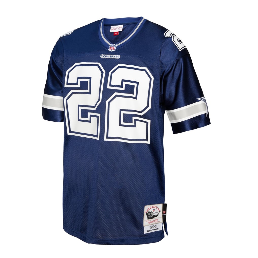 Men's Dallas Cowboys Emmitt Smith Navy Legacy Replica Jersey