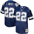 Men's Dallas Cowboys Emmitt Smith Navy Legacy Replica Jersey
