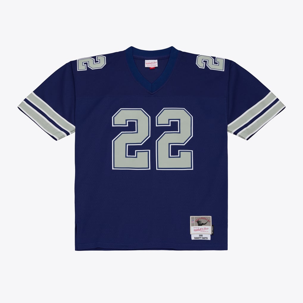 Men's Dallas Cowboys Emmitt Smith Navy Retired Legacy Replica Player Jersey