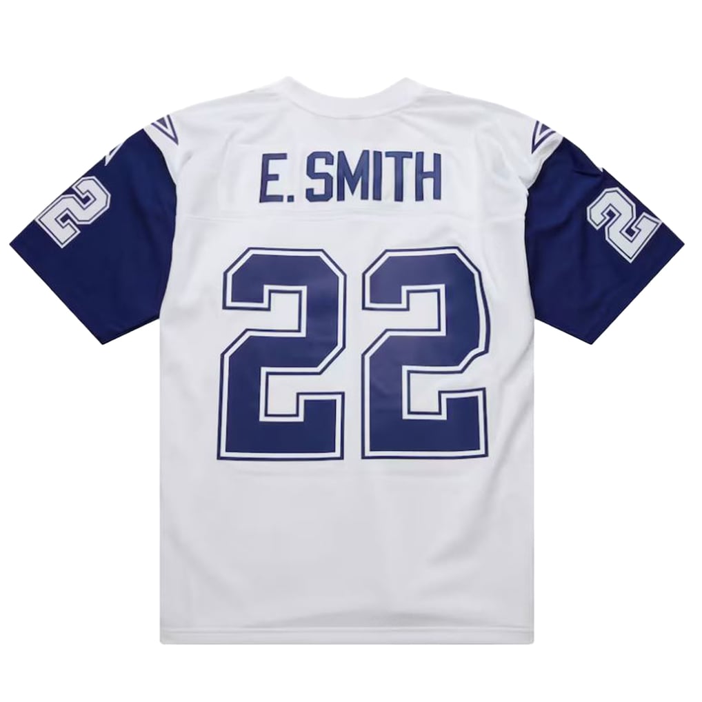 Men's Dallas Cowboys Emmitt Smith White 1994 Alternate Legacy Replica Jersey