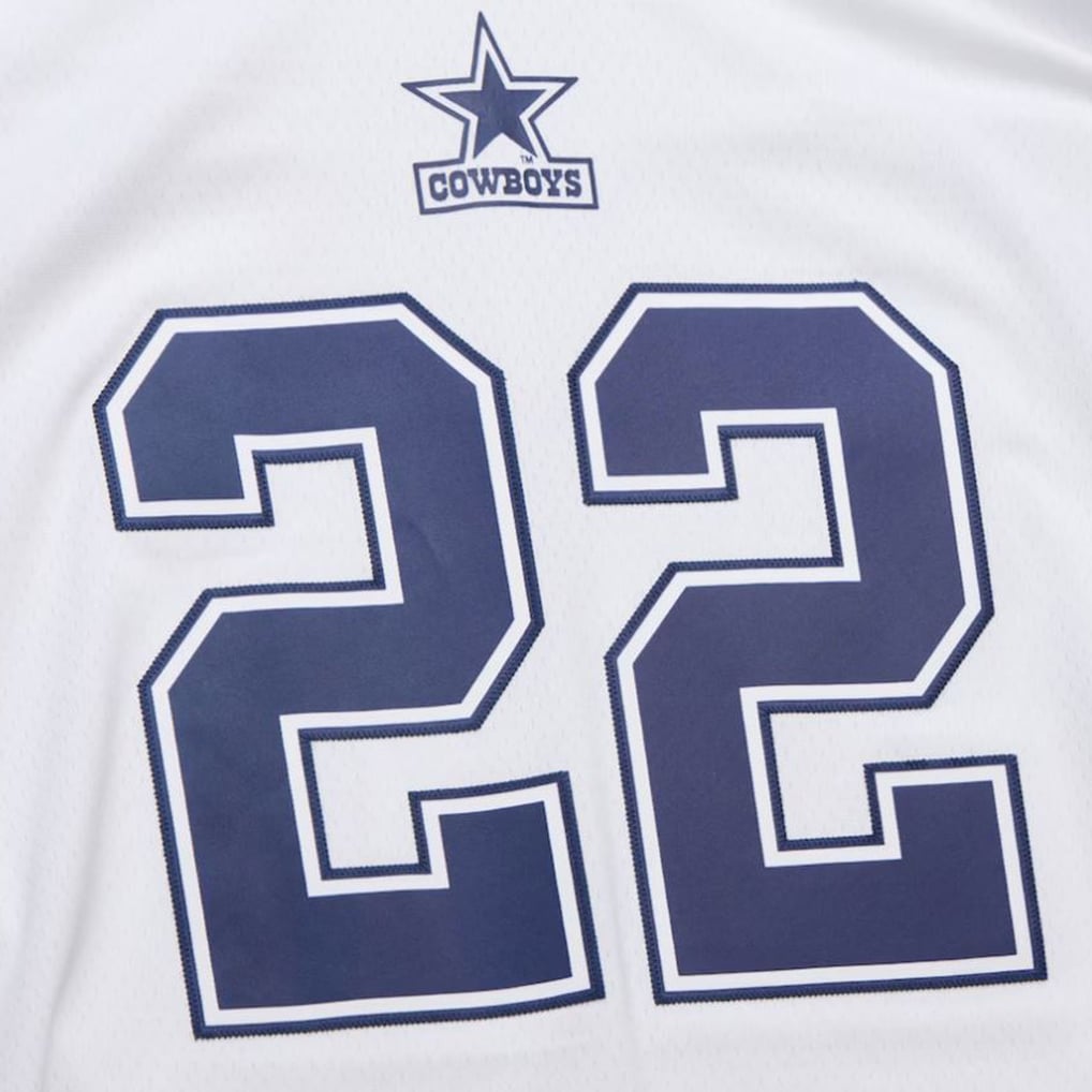 Men's Dallas Cowboys Emmitt Smith White 1994 Alternate Legacy Replica Jersey