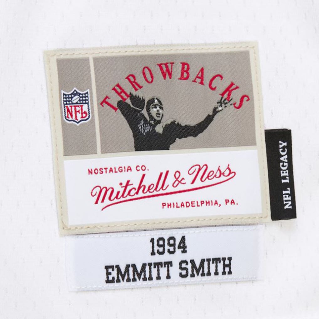 Men's Dallas Cowboys Emmitt Smith White 1994 Alternate Legacy Replica Jersey