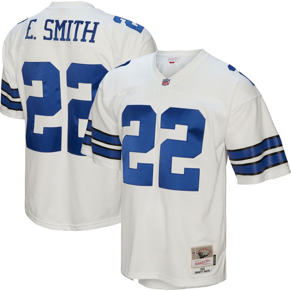 Men's Dallas Cowboys Emmitt Smith White Legacy Replica Jersey