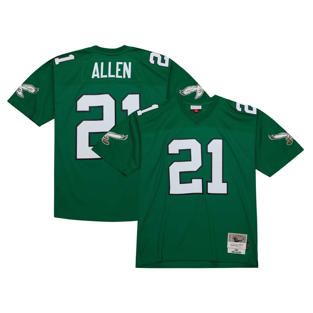 Men's Philadelphia Eagles Eric Allen Kelly Green Legacy Replica Jersey