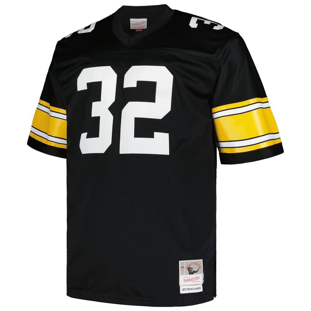 Men's Pittsburgh Steelers Franco Harris Black Big & Tall 1976 Legacy Retired Player Jersey