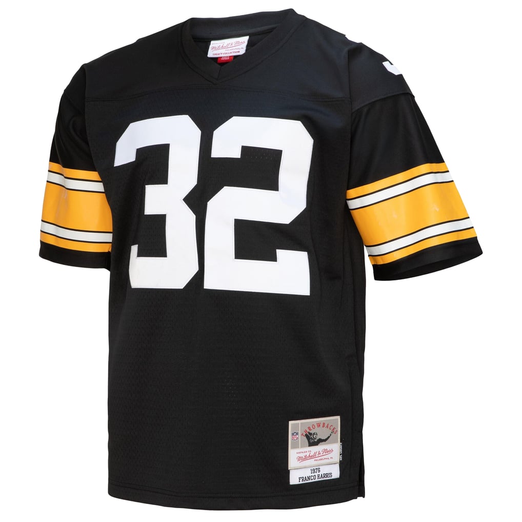 Men's Pittsburgh Steelers Franco Harris Black Legacy Replica Jersey
