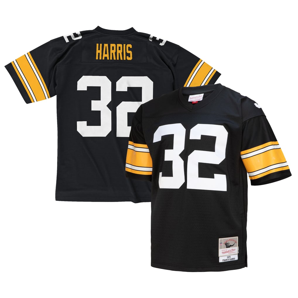 Men's Pittsburgh Steelers Franco Harris Black Legacy Replica Jersey