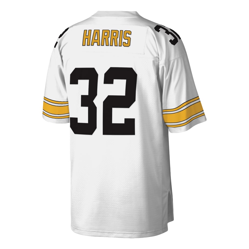 Men's Pittsburgh Steelers Franco Harris White Legacy Replica Jersey
