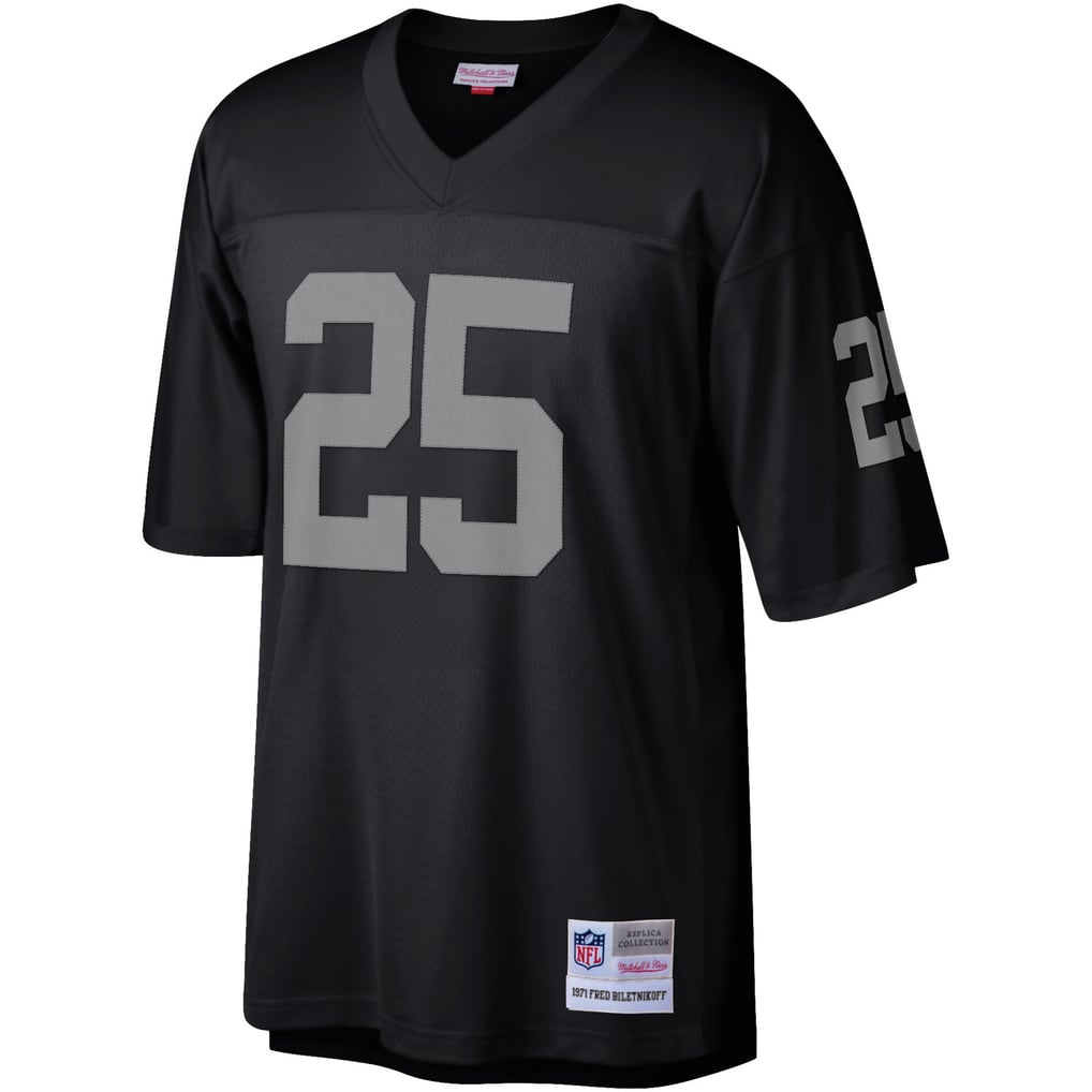 Men's Las Vegas Raiders Fred Biletnikoff Black Legacy Replica Jersey