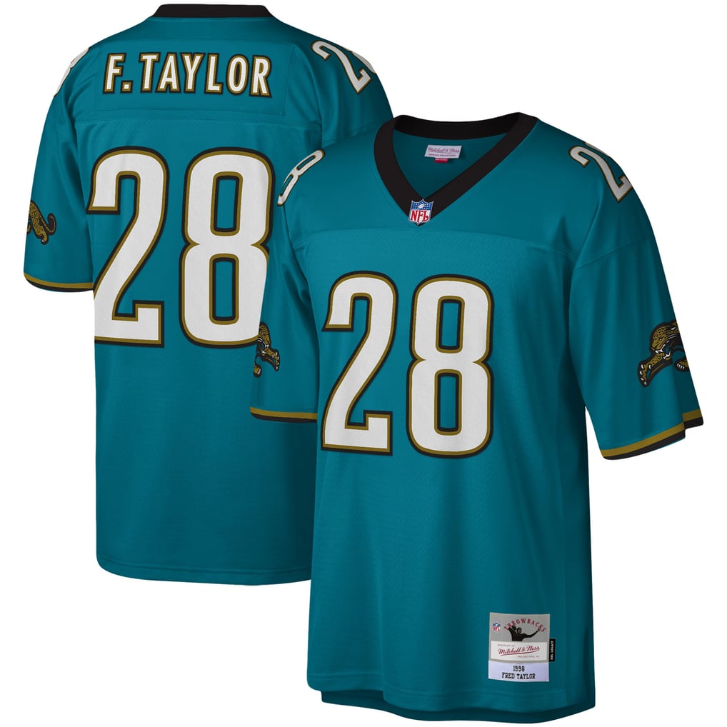 Men's Jacksonville Jaguars Fred Taylor Teal Legacy Replica Jersey