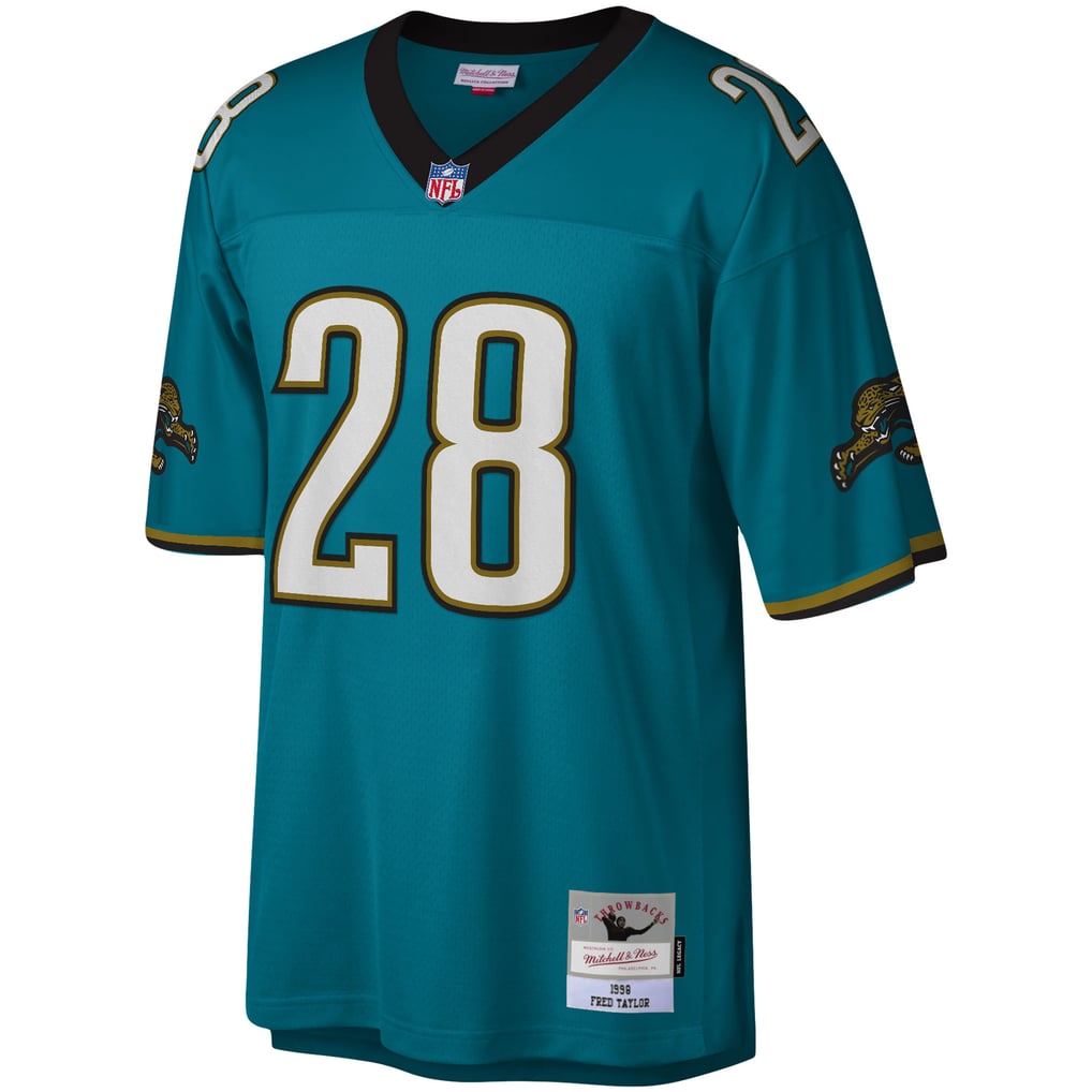 Men's Jacksonville Jaguars Fred Taylor Teal Legacy Replica Jersey