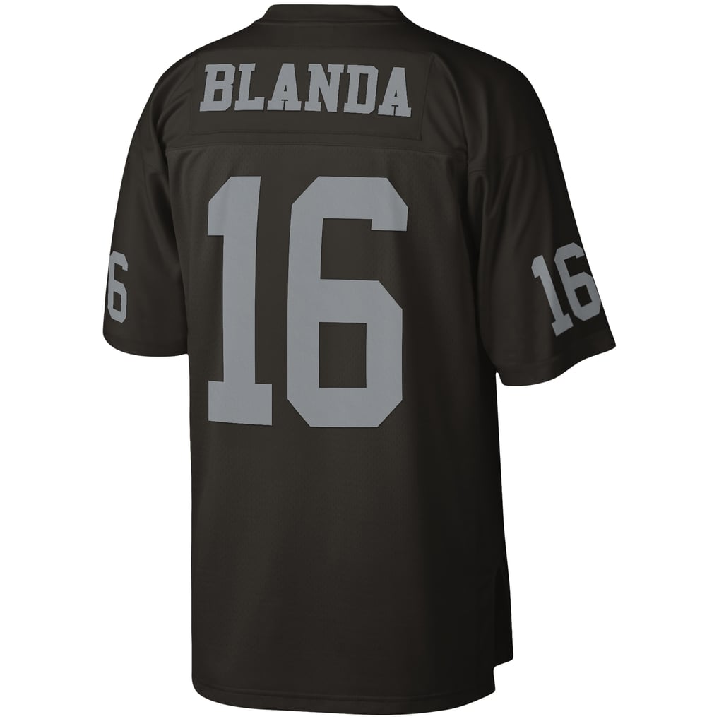 Men's Las Vegas Raiders George Blanda Black Legacy Replica Jersey