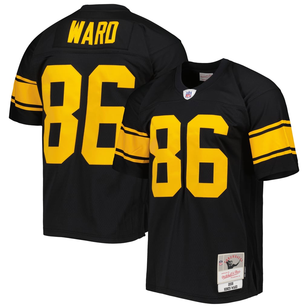 Men's Pittsburgh Steelers Hines Ward Black Legacy Replica Jersey