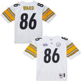 Men's Pittsburgh Steelers Hines Ward White 2005 Authentic Throwback Retired Player Jersey