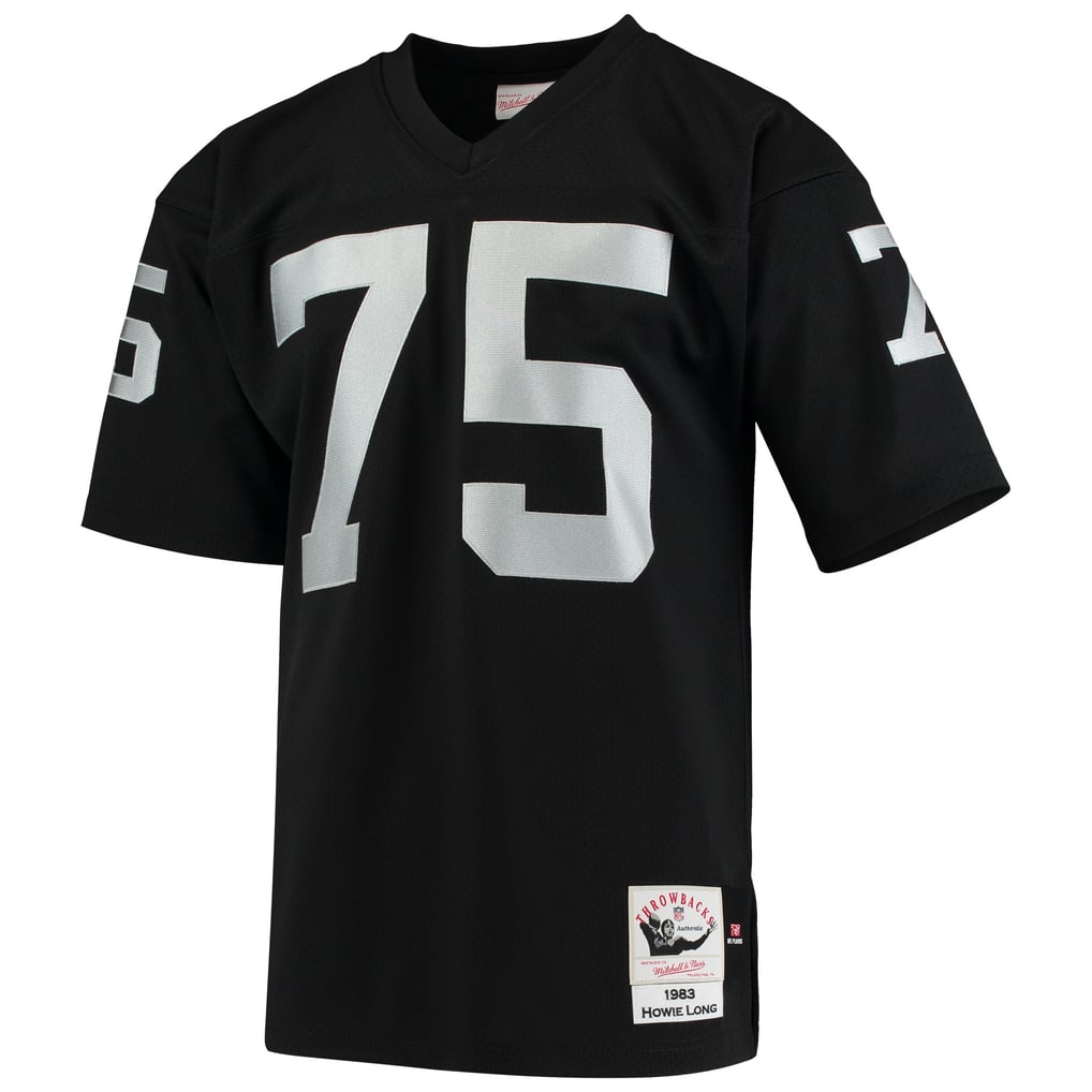 Men's Las Vegas Raiders 1983 Howie Long Black Authentic Throwback Retired Player Jersey