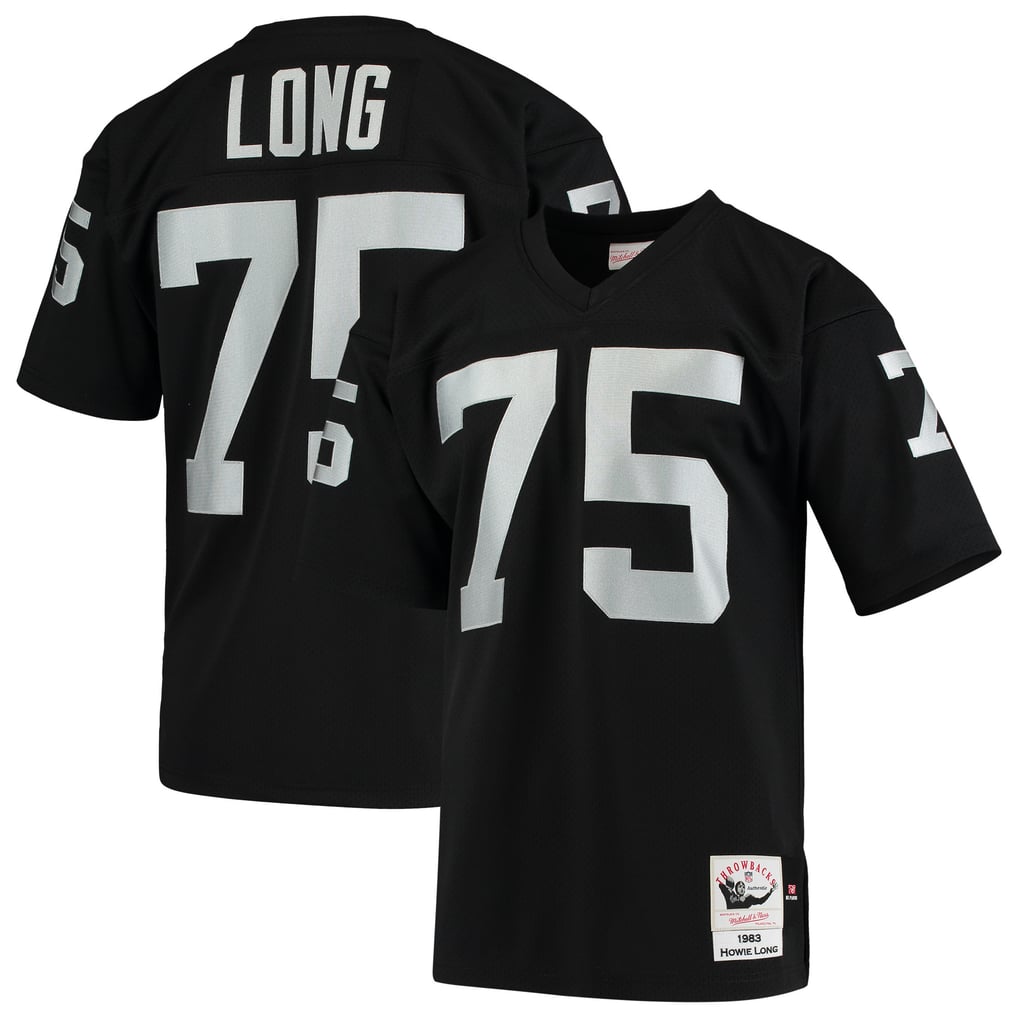 Men's Las Vegas Raiders 1983 Howie Long Black Authentic Throwback Retired Player Jersey