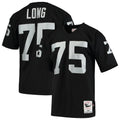 Men's Las Vegas Raiders 1983 Howie Long Black Authentic Throwback Retired Player Jersey