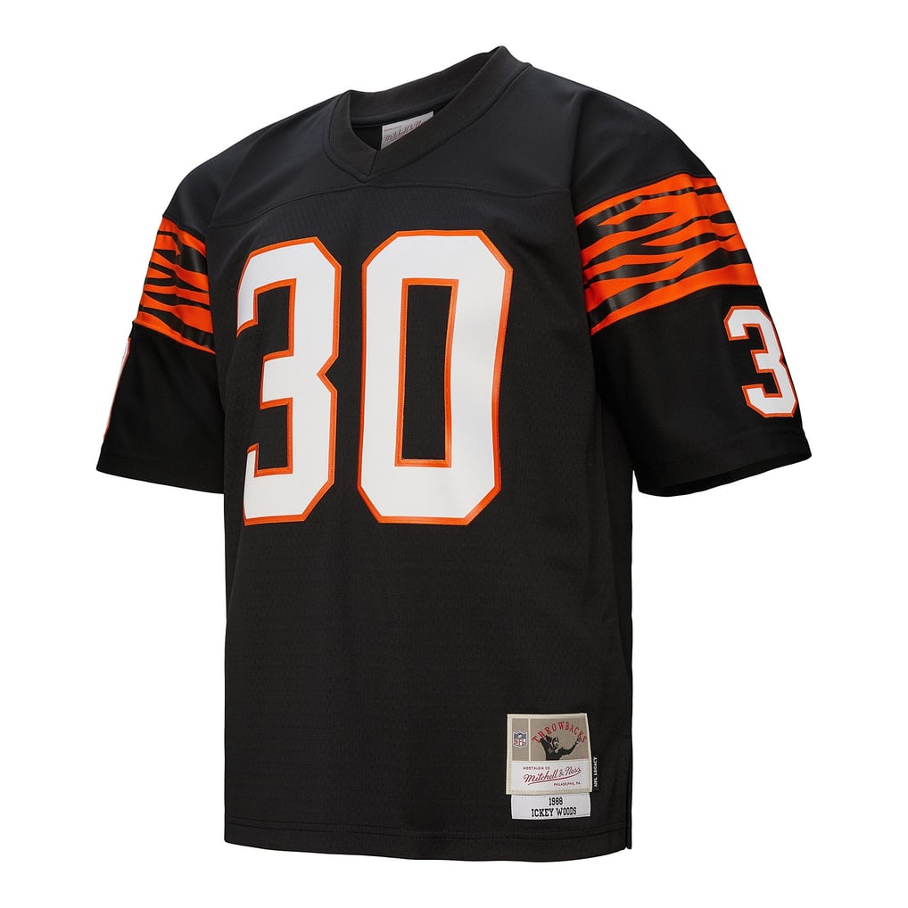 Men's Cincinnati Bengals Ickey Woods Black 1988 Legacy Replica Jersey