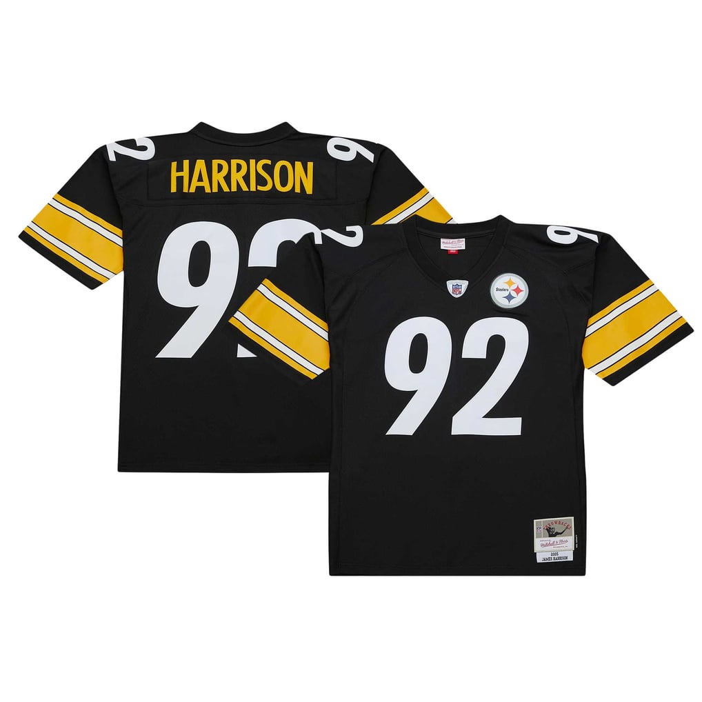 Men's Pittsburgh Steelers James Harrison Black Legacy Replica Jersey