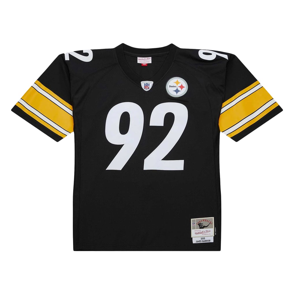 Men's Pittsburgh Steelers James Harrison Black Legacy Replica Jersey