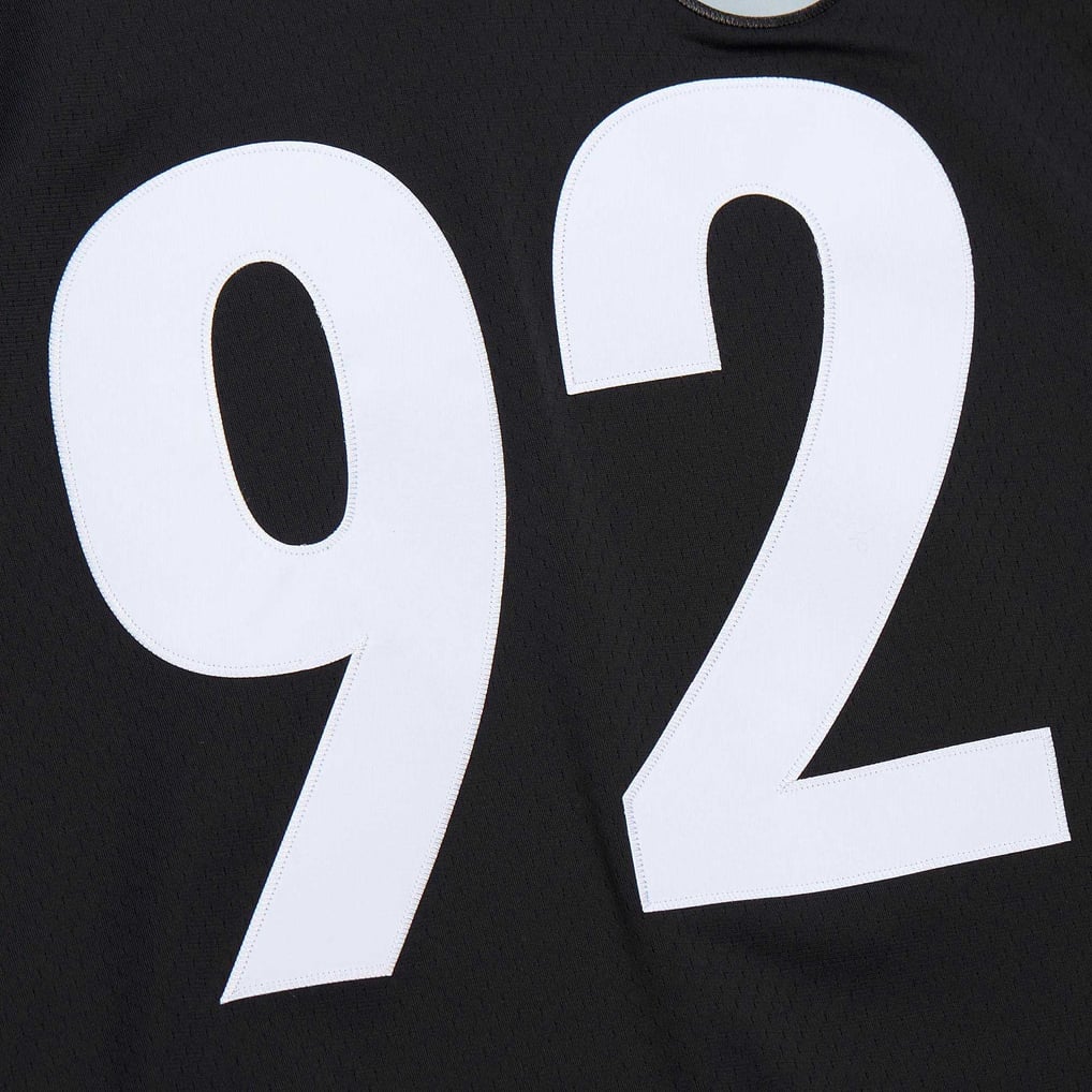 Men's Pittsburgh Steelers James Harrison Black Legacy Replica Jersey