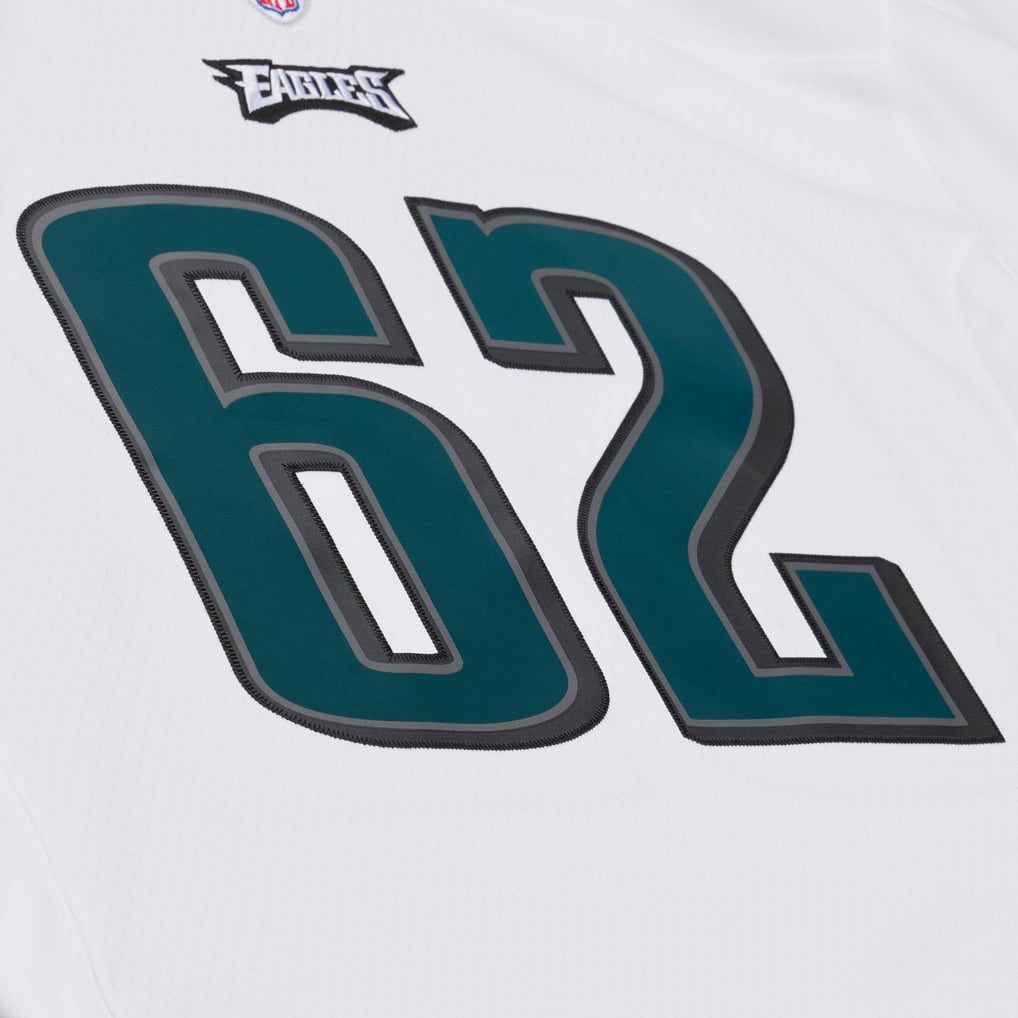 Men's Philadelphia Eagles Jason Kelce White 2011 Legacy Replica Player Jersey