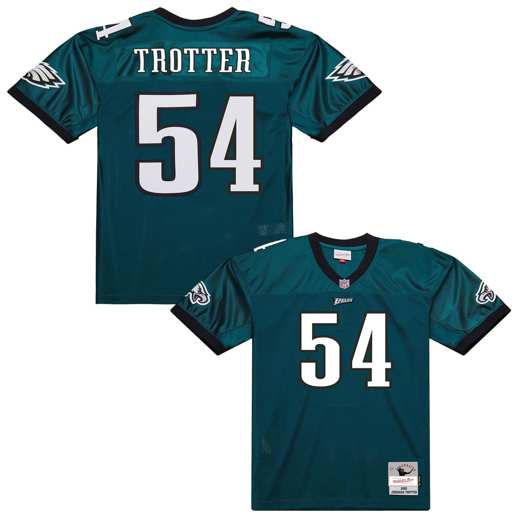 Men's Philadelphia Eagles Jeremiah Trotter Green 2000 Legacy Throwback Replica Jersey