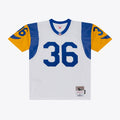 Men's Los Angeles Rams Jerome Bettis White Retired Legacy Replica Player Jersey